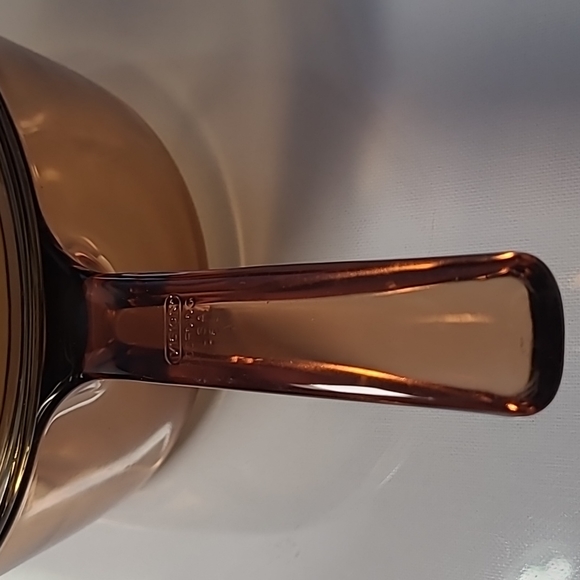 Corningware vision cookware amber glass saucer pot and pyrex lid 1.5L - Picture 3 of 7